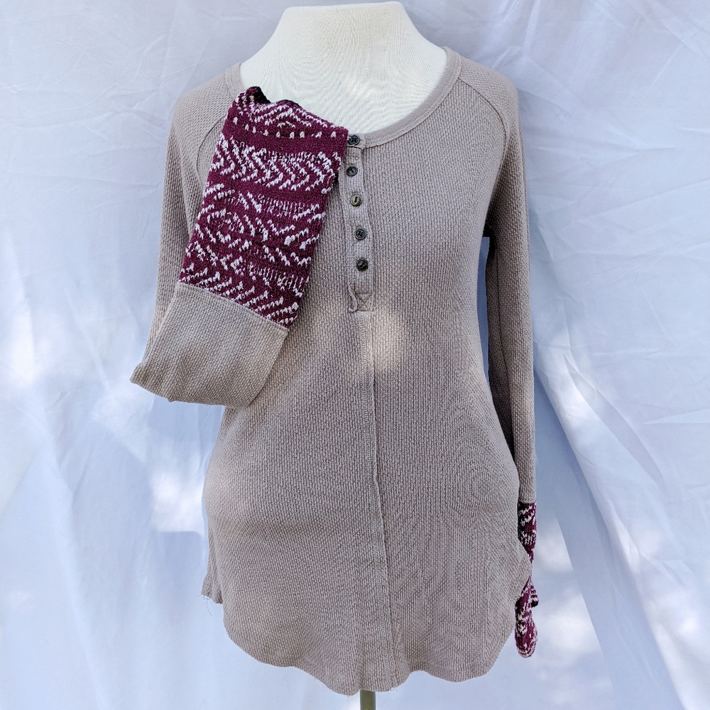 Free People Alpine Cuff Thermal Almond Size Large